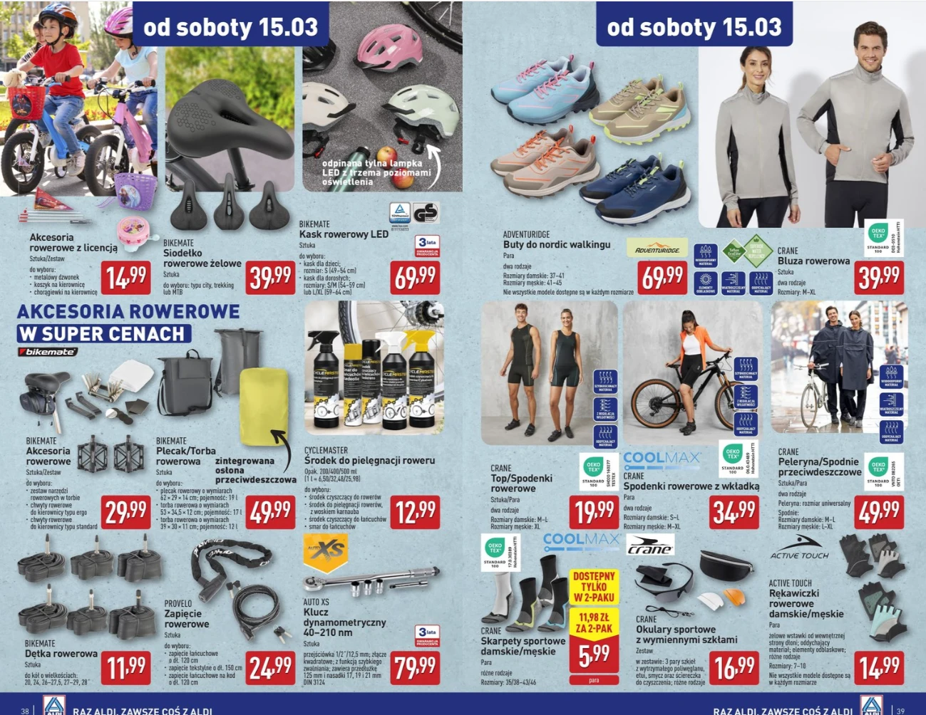 Sezon rowerowy otwarty! Te akcesoria rowerowe w Aldi kupisz w świetnych cenach