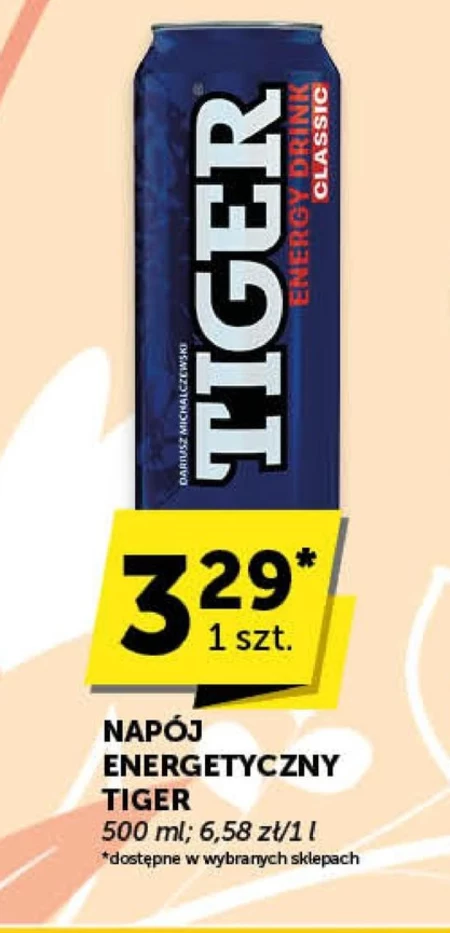 Tiger Classic Gazowany napój energetyzujący 250 ml