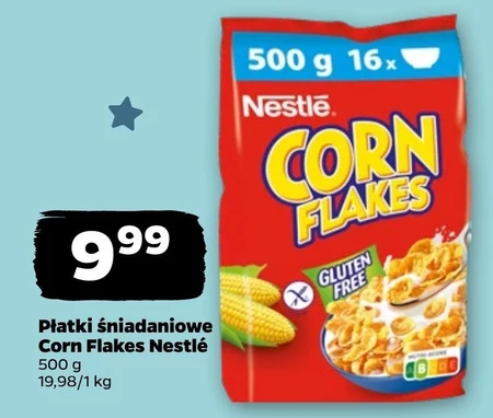 Nestlé Corn Flakes Chrupiące płatki kukurydziane z witaminami 500 g