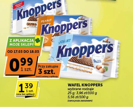 Knoppers Wafelek mleczno-orzechowy 25 g