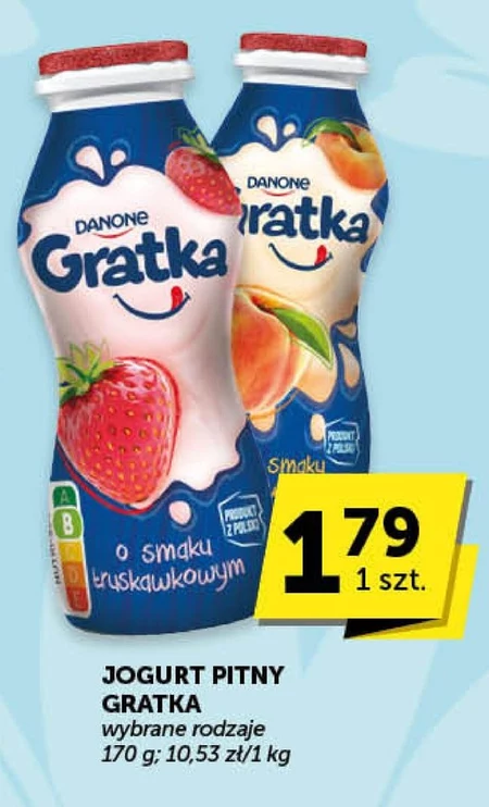 Gratka Produkt mleczny o smaku truskawkowym 170 g