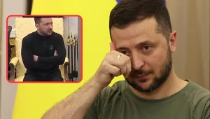 Wołodymyr Zełenski, źr. Instagram Tysona Fury'ego/AFP