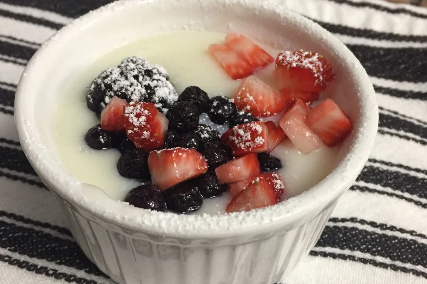 Legumina z kaszy manny jest bardzo delikatna