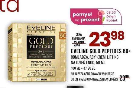 Gold Peptides Odmładzający krem-lifting 60+