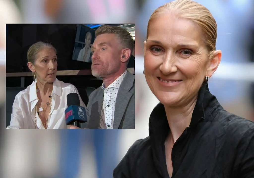 Celine Dion na meczu TGL