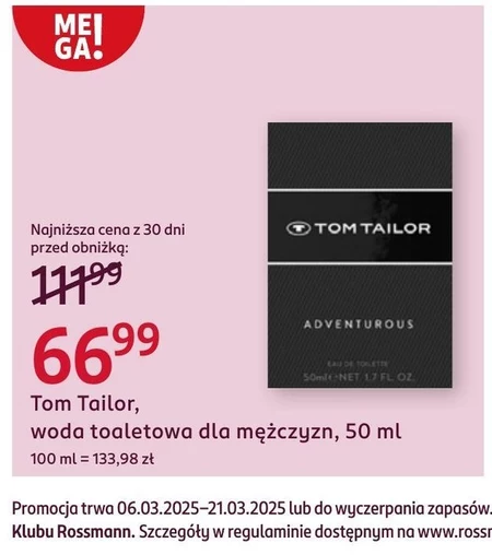 Woda toaletowa dla mężczyzn Tom Tailor