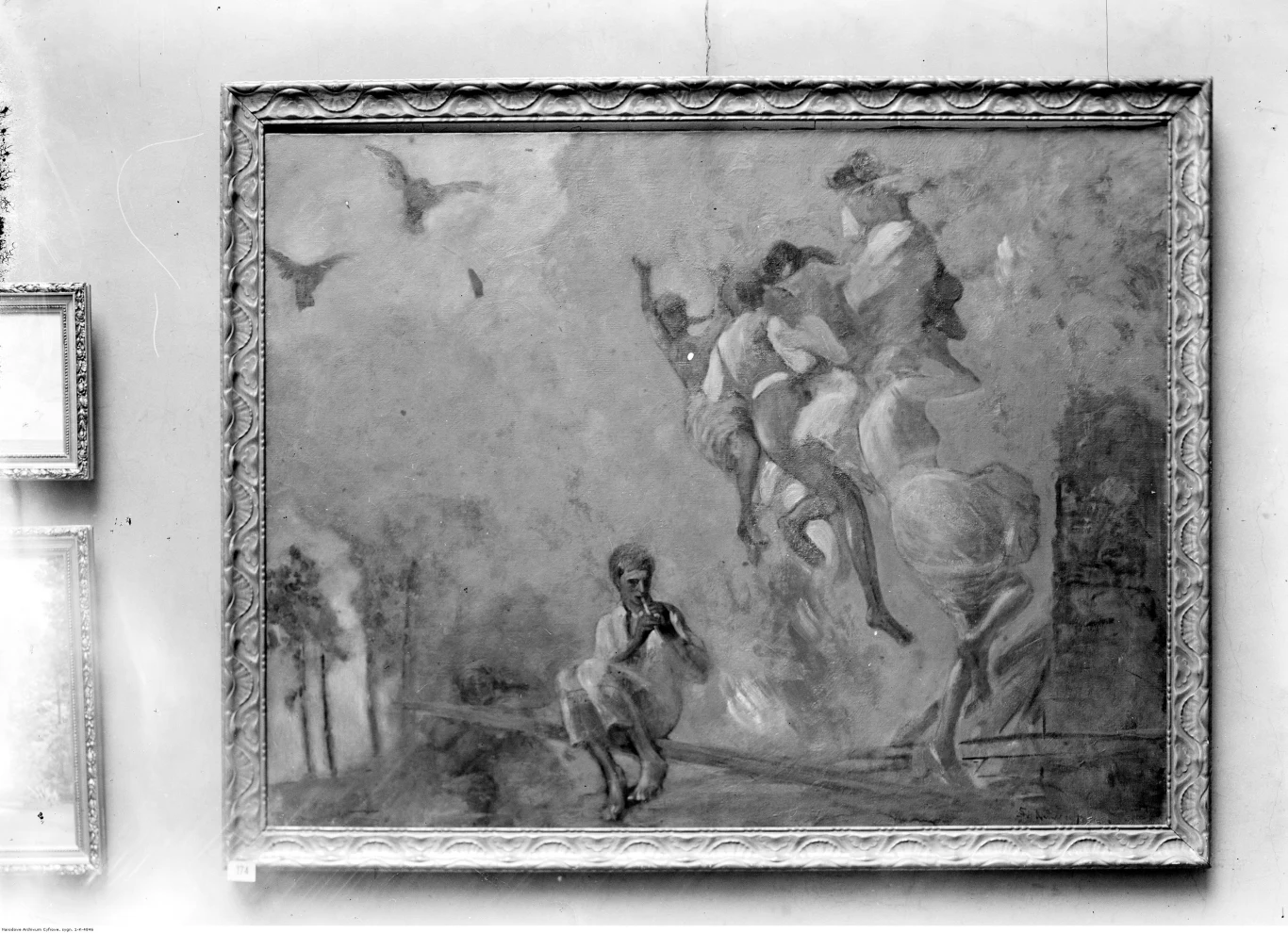 Obraz artysty malarza Stanisława Radziejowskiego "Taniec czarownic"