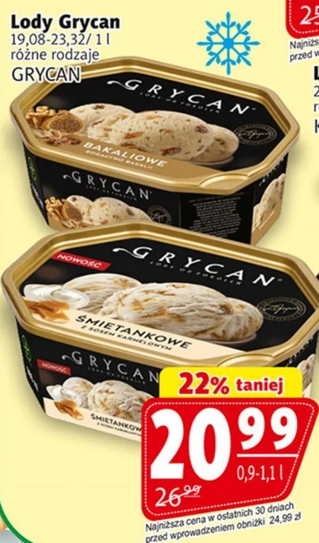 Grycan Lody bakaliowe 1100 ml
