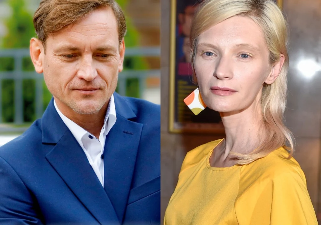 Paweł Ławrynowicz i Agata Buzek