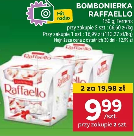 Raffaello Chrupiący wafelek z kokosem i całym migdałem w środku 150 g