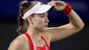 Jelena Rybakina rywalizowała o awans do trzeciej rundy WTA 1000 w Indian Wells