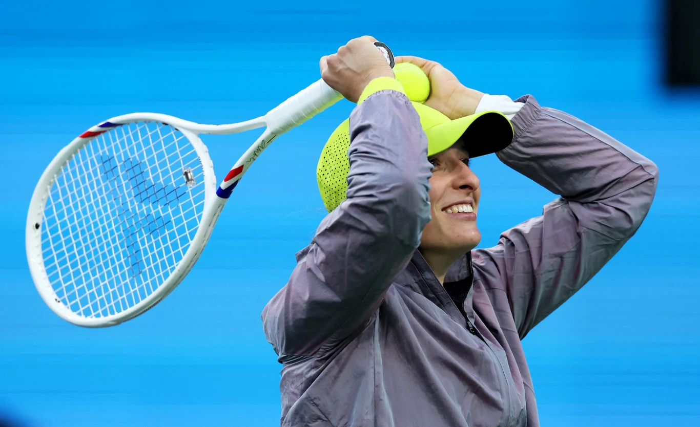 Iga Świątek podczas turnieju Indian Wells