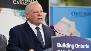 Premier prowincji Ontario Doug Ford chce uderzyć w trzy stany USA 25-procentowymi cłami na energię