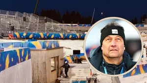 To tutaj, w domku do kontroli sprzętu, rozegrały się najbardziej dramatyczne sceny MŚ w narciarstwie klasycznym w Trondheim