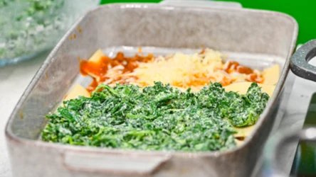 Lasagna w wydaniu Martina Castro. Ragù alla bolognese, szpinakiem i włoskim serami wypełniona