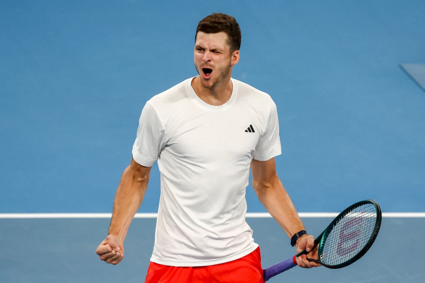 Hubert Hurkacz rywalizował o awans do trzeciej rundy ATP Masters 1000 w Indian Wells Hubert Hurkacz rywalizował o awans do trzeciej rundy ATP Masters 1000 w Indian Wells