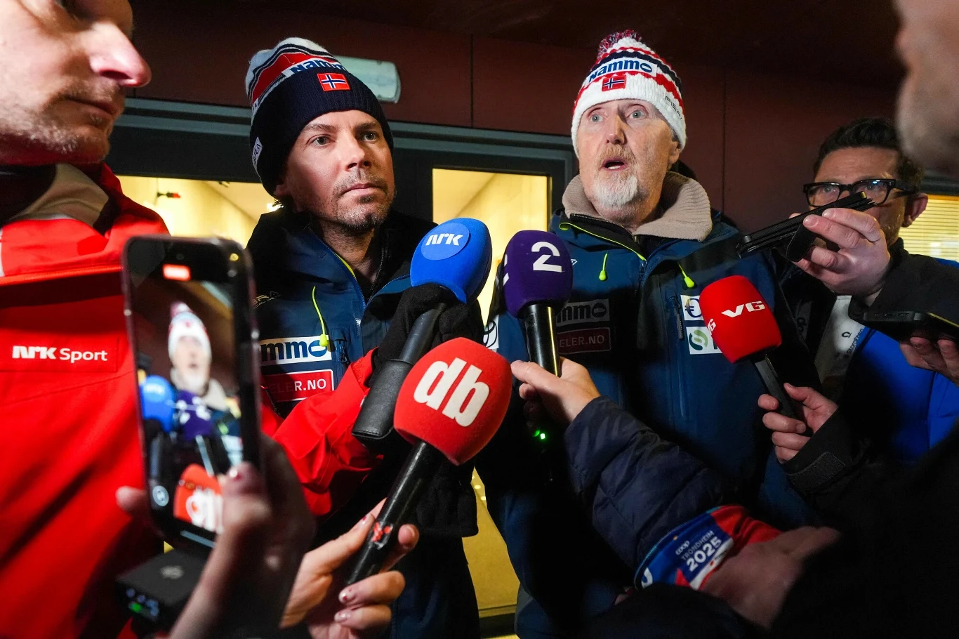 Jan-Erik Aalbu (z prawej), zdj. z soboty) Jan-Erik Aalbu (z prawej), zdj. z soboty)