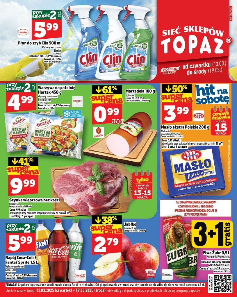 Gazetka promocyjna Topaz - ważna od 13. 03. 2025 do 19. 03. 2025