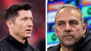 Robert Lewandowski i Hansi Flick