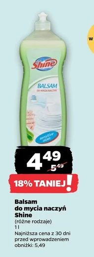 Balsam do mycia naczyń Shine