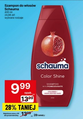 Schauma Color Shine Szampon do włosów farbowanych i rozjaśnianych 400 ml niska cena