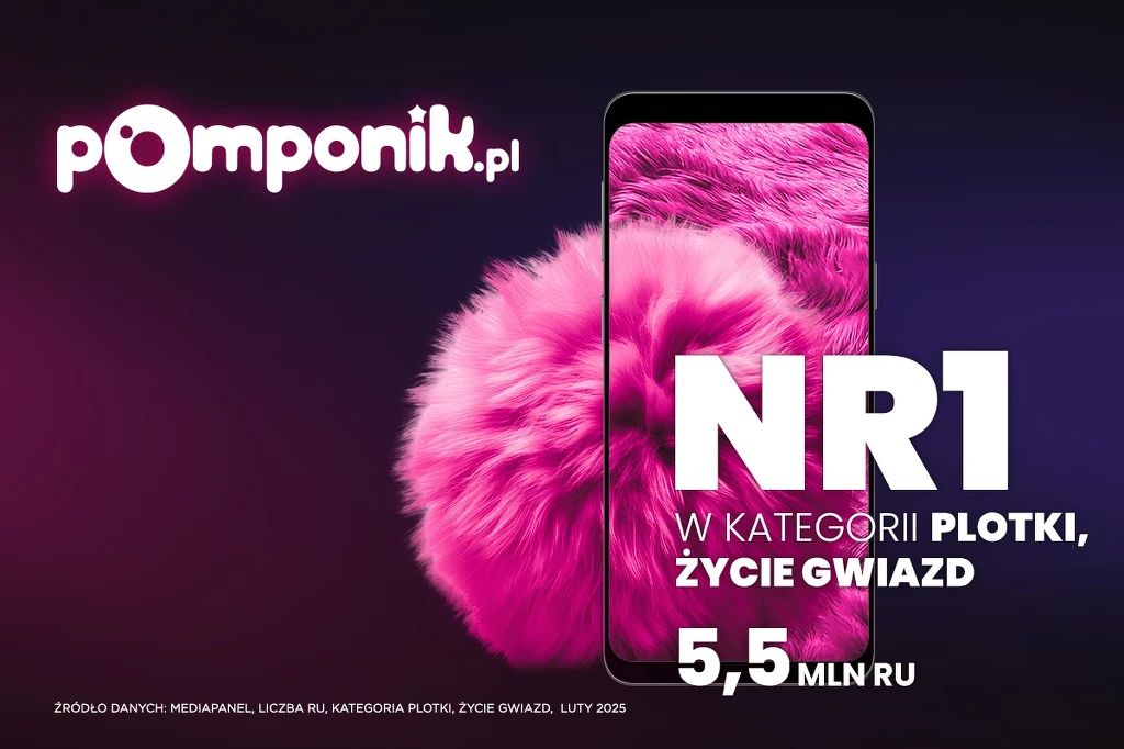 Pomponik ponownie nr 1 wśród serwisów plotkarskich w Polsce