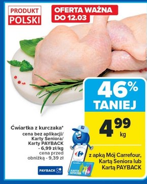 Ćwiartka z kurczaka Carrefour niska cena