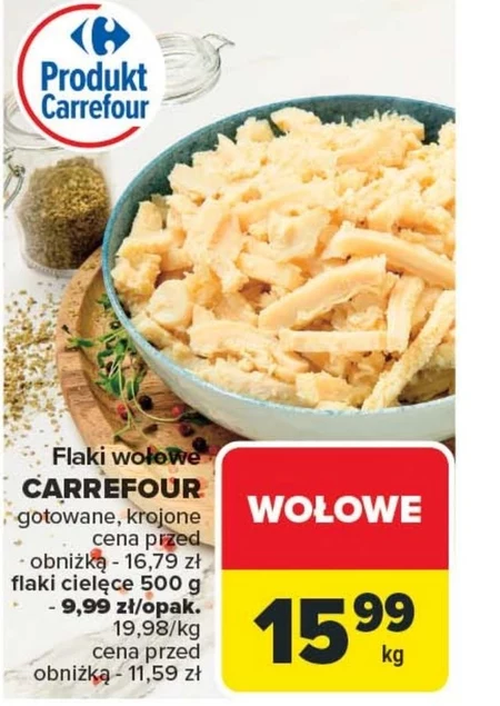 Flaki wołowe Carrefour