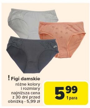 Figi damskie niska cena