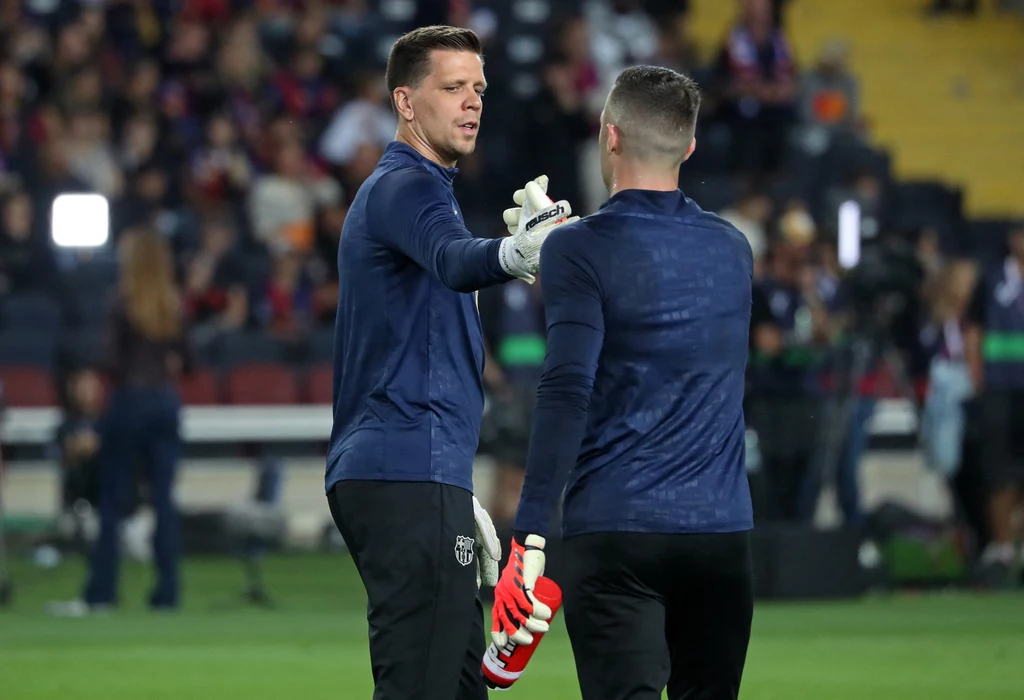 Wojciech Szczęsny i Inaki Pena Wojciech Szczęsny i Inaki Pena