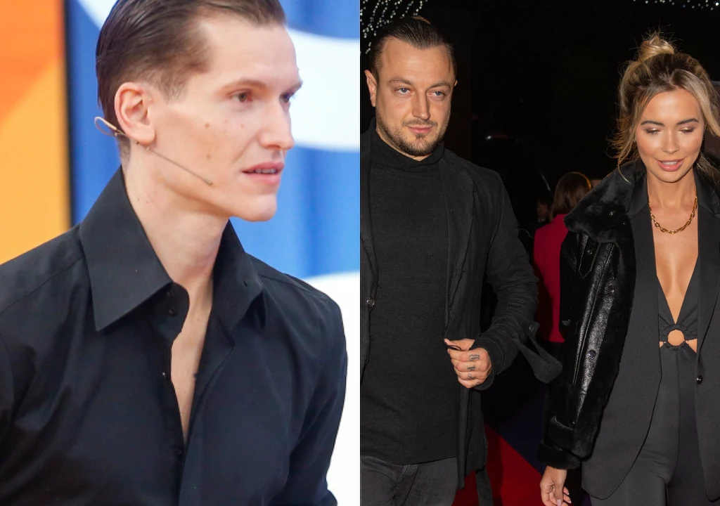 Jacek Jesche (fot. AKPA), Sandra Kubicka i Baron (fot. East News)