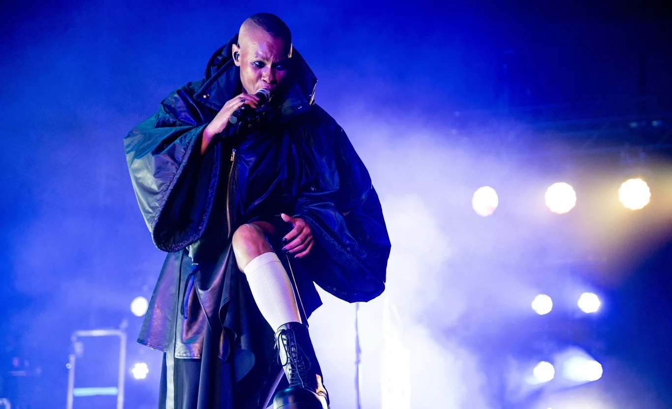Skin (Skunk Anansie) w akcji Skin (Skunk Anansie) w akcji