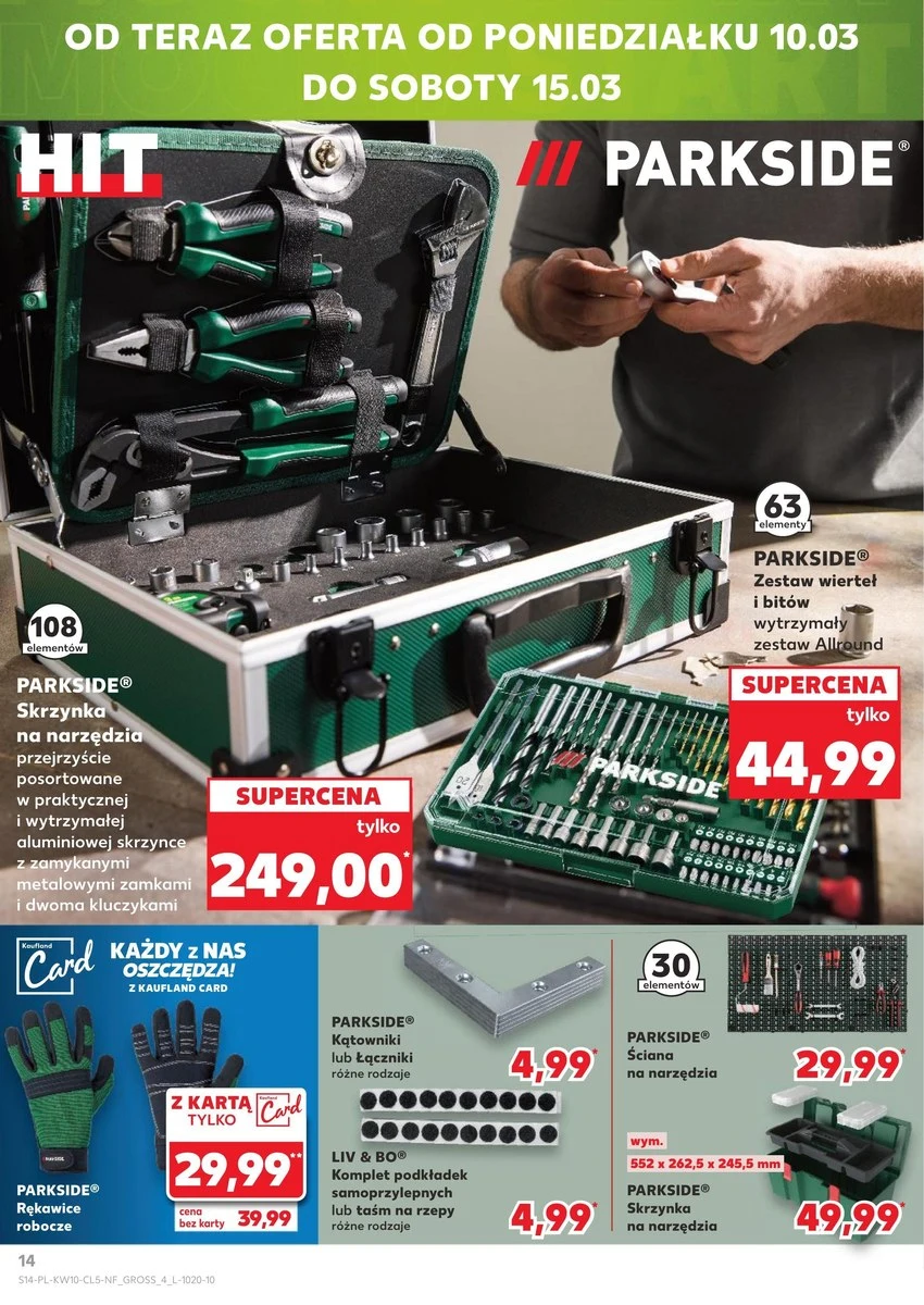 Narzędzia Parkside w Kauflandzie 