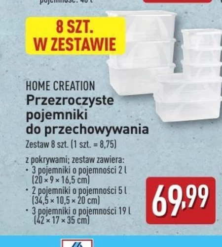 Pojemnik do przechowywania Home Creation