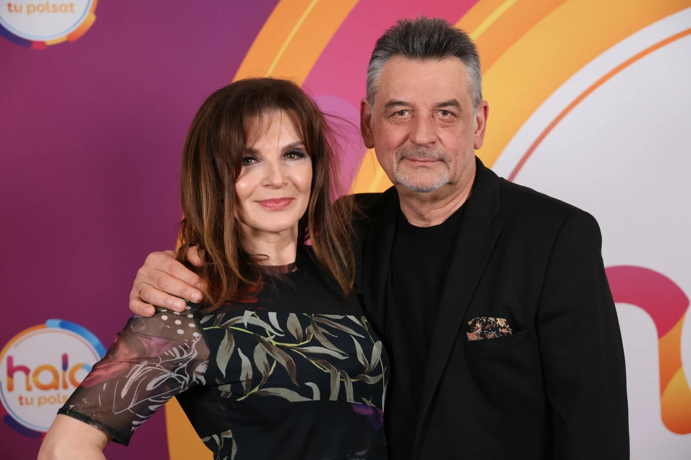 Artur Dziurman z żoną Artur Dziurman z żoną