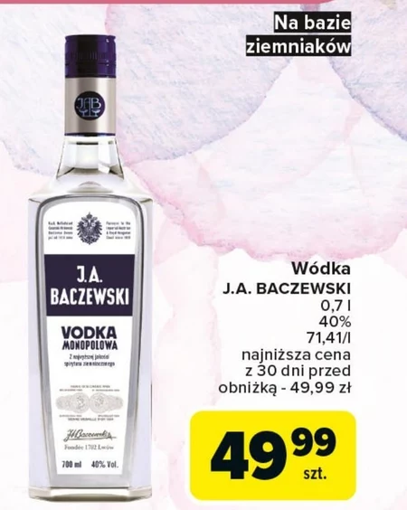 Wódka J.A. Baczewski