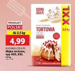 Mąka tortowa Kuchnia Lidla niska cena