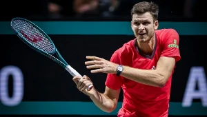 Hubert Hurkacz rywalizował o awans do czwartej rundy ATP Masters 1000 w Indian Wells