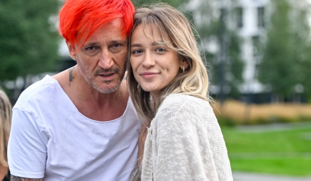 Michał Wiśniewski z córką, Fabienne Michał Wiśniewski z córką, Fabienne