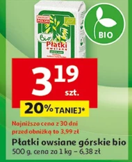 Płatki owsiane Bio