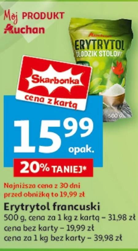 Erytrytol Auchan