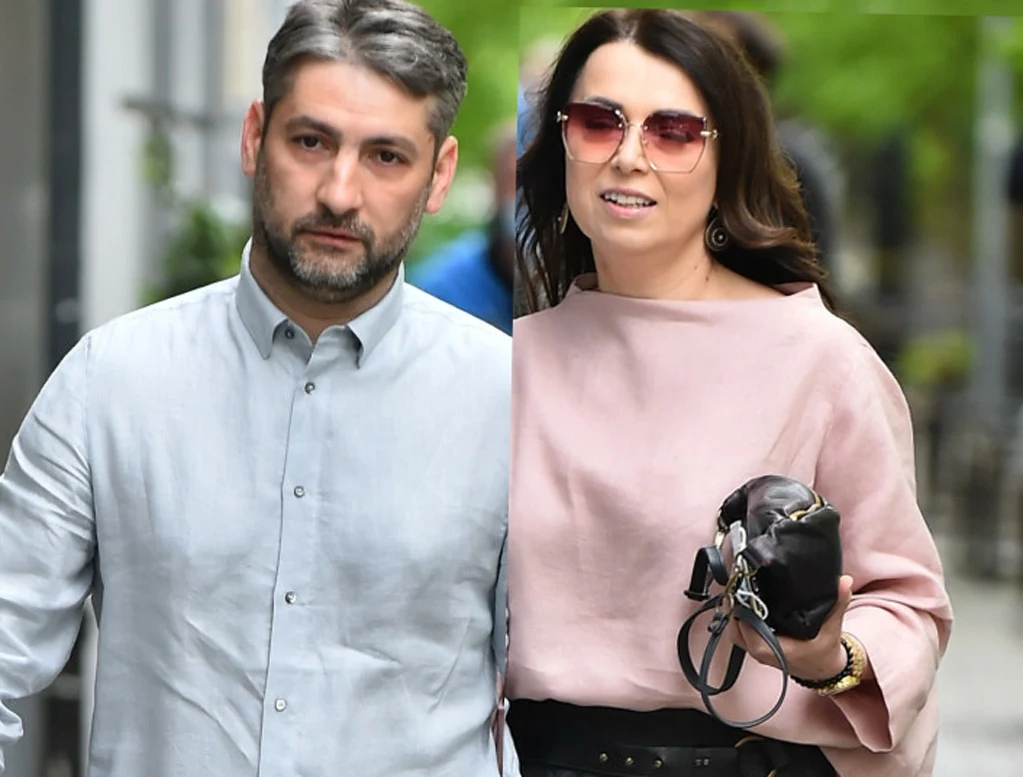 Katarzyna Pakosińska z mężem