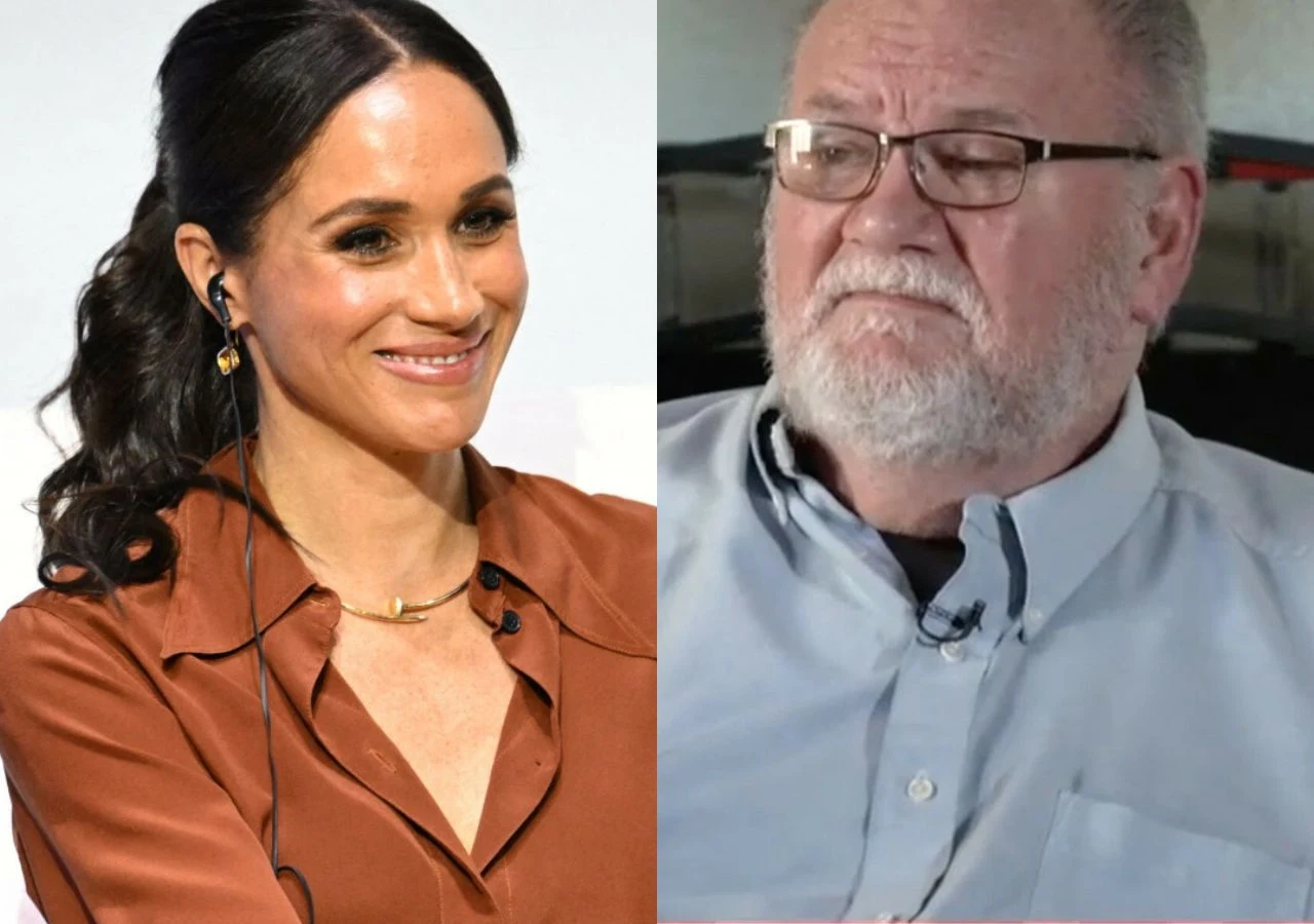 Meghan Markle i jej ojciec Thomas Markle Meghan Markle i jej ojciec Thomas Markle