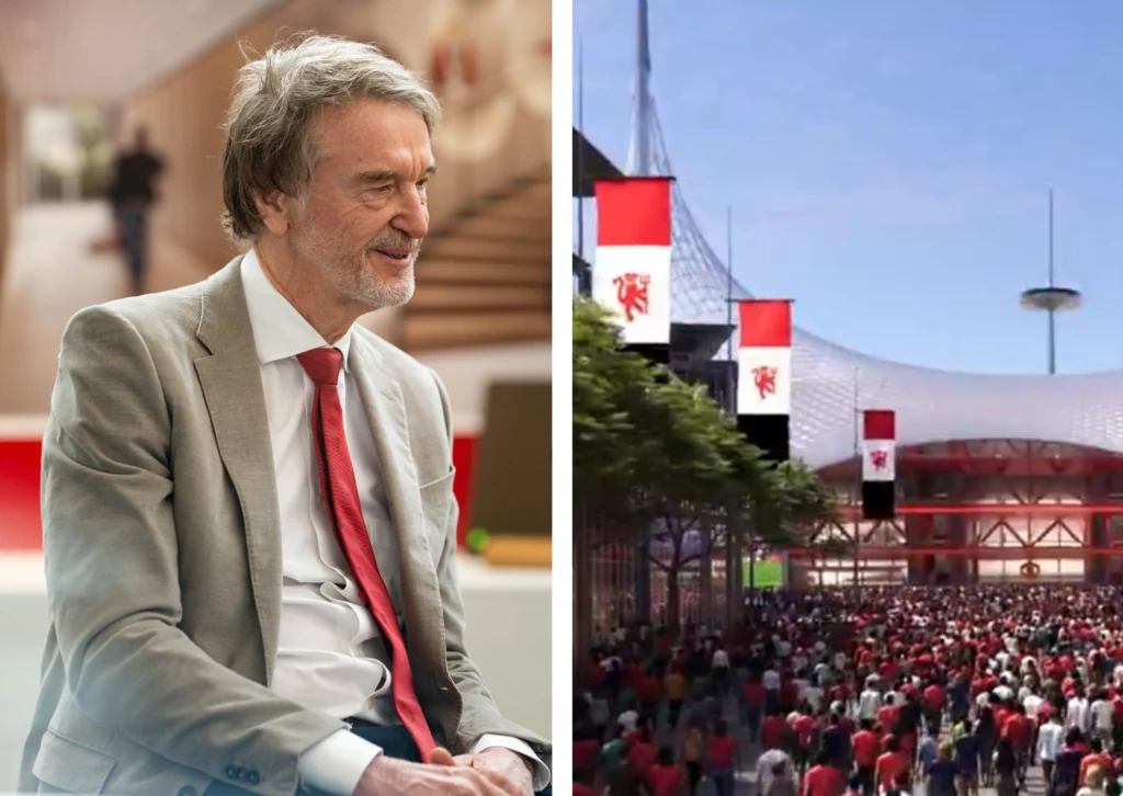 Nie wszyscy podzielają entuzjazm sir Jima Ratcliffe'a dotyczący budowy nowego stadionu Manchesteru United... Nie wszyscy podzielają entuzjazm sir Jima Ratcliffe'a dotyczący budowy nowego stadionu Manchesteru United...