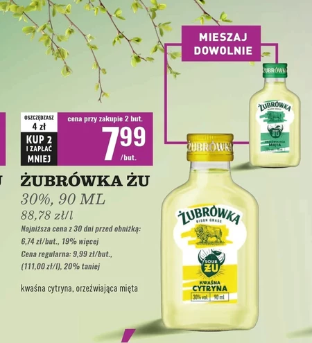 Wódka smakowa Żubrówka