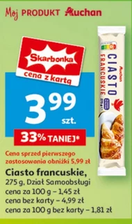 Ciasto francuskie Auchan