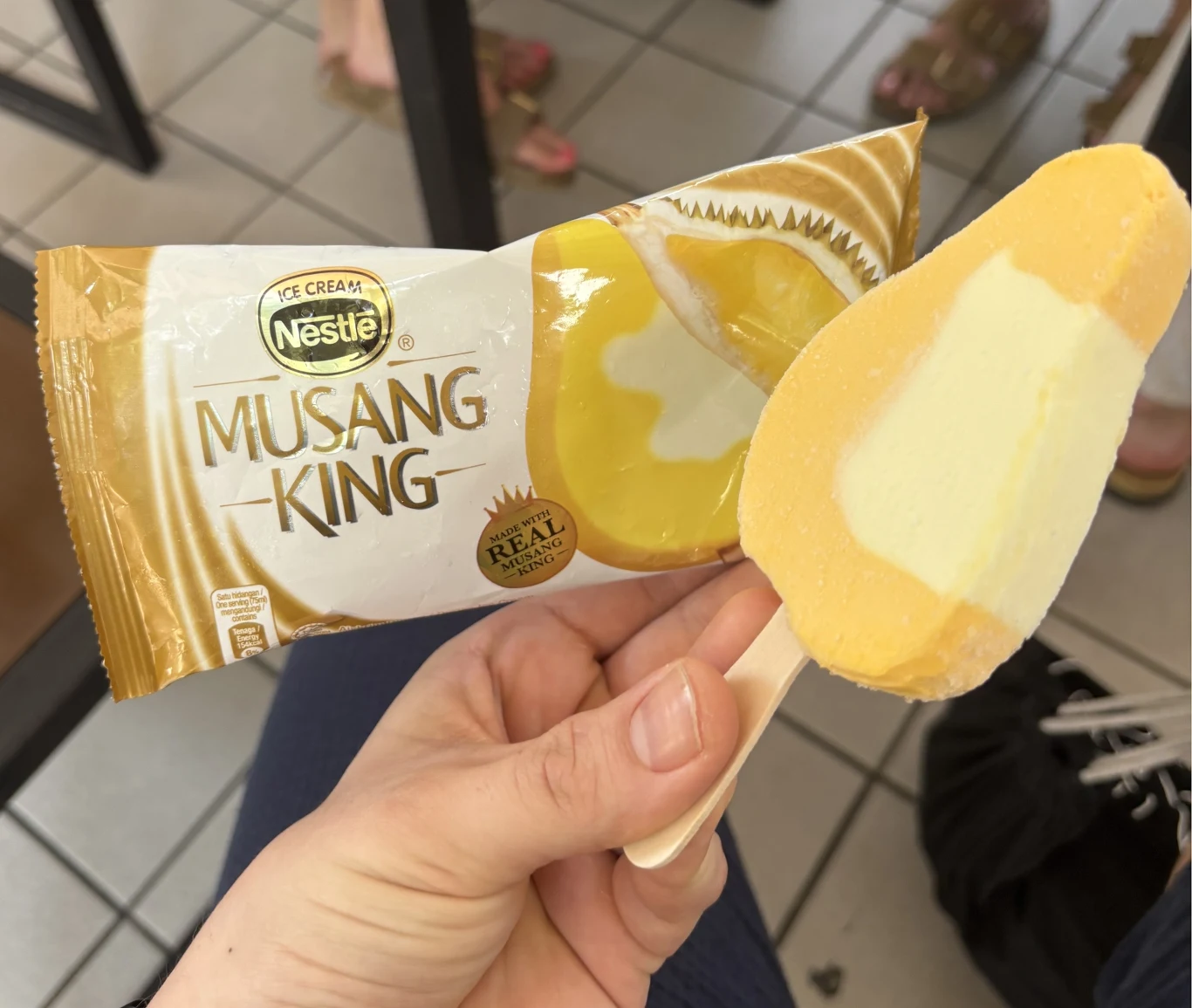 Lody z duriana w Malezji