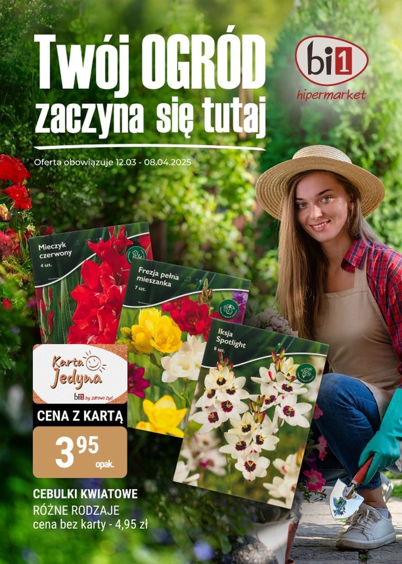 Gazetka promocyjna bi1 - ważna od 12. 03. 2025 do 08. 04. 2025