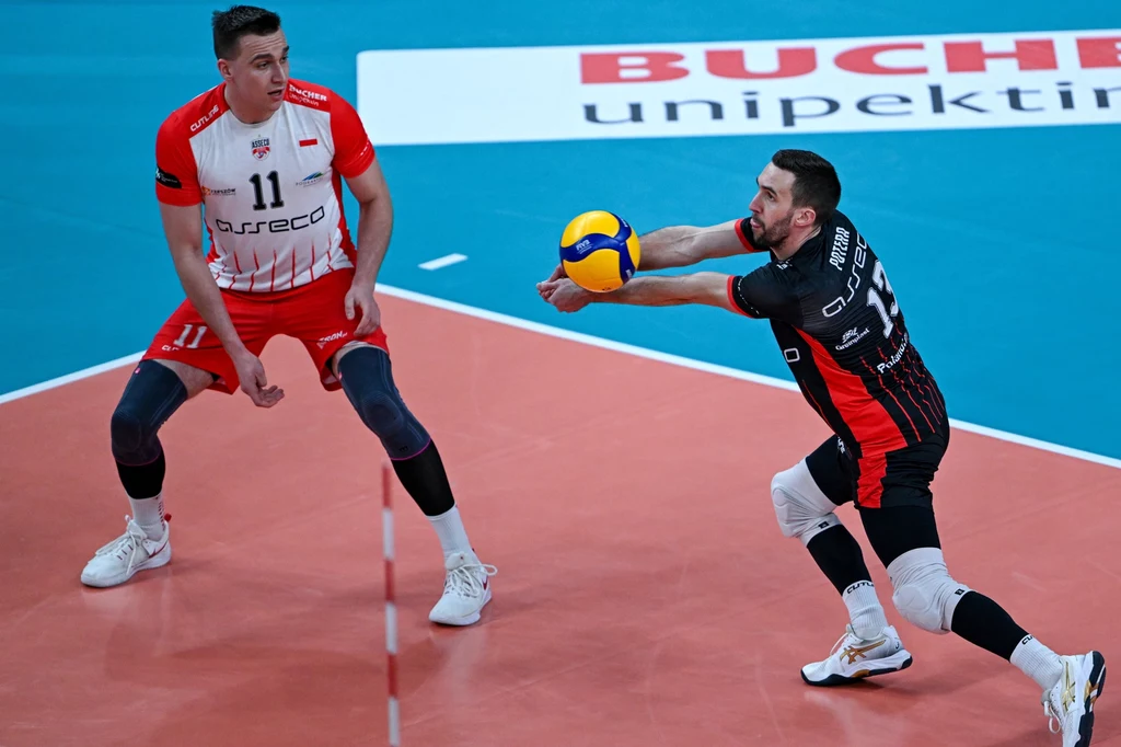 Lukas Vasina i Michał Potera, siatkarze Asseco Resovii Lukas Vasina i Michał Potera, siatkarze Asseco Resovii