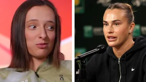 Świątek zbita z tropu, nagle wskazała na Sabalenkę. Niespodziewane słowa